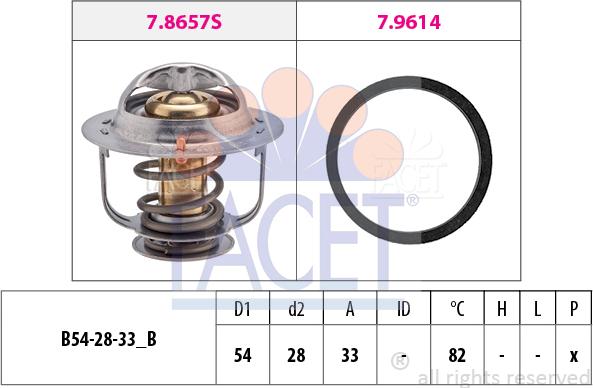 FACET 7.8449 - Thermostat d'eau cwaw.fr