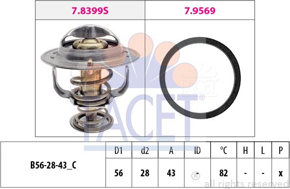 FACET 7.8444 - Thermostat d'eau cwaw.fr