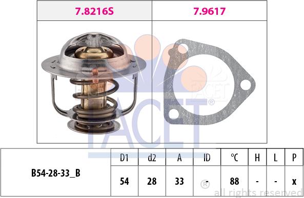 FACET 7.8453 - Thermostat d'eau cwaw.fr