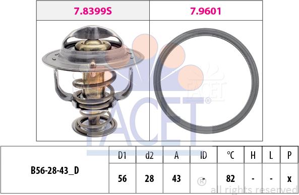 FACET 7.8404 - Thermostat d'eau cwaw.fr