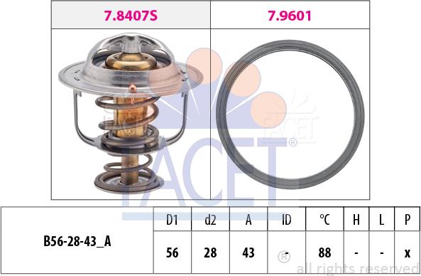 FACET 7.8408 - Thermostat d'eau cwaw.fr