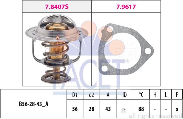 FACET 7.8407 - Thermostat d'eau cwaw.fr