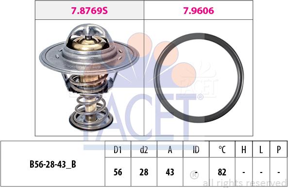 FACET 7.8413 - Thermostat d'eau cwaw.fr