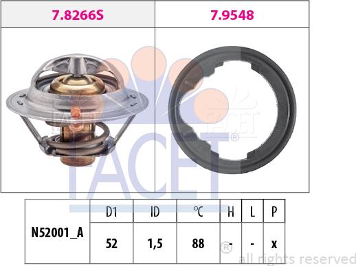 FACET 7.8488 - Thermostat d'eau cwaw.fr