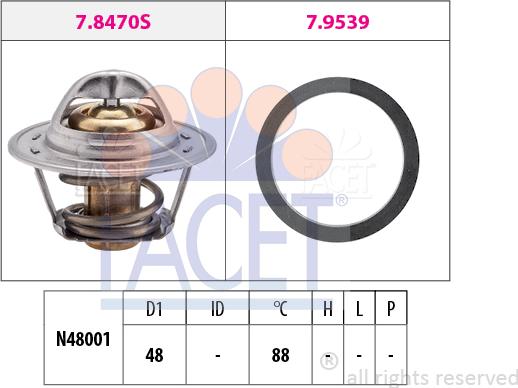 FACET 7.8470 - Thermostat d'eau cwaw.fr