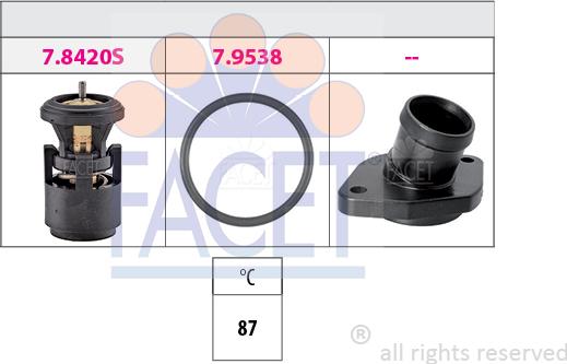 FACET 7.8559K - Thermostat d'eau cwaw.fr