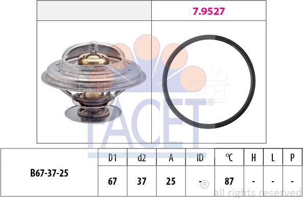 FACET 7.8552 - Thermostat d'eau cwaw.fr