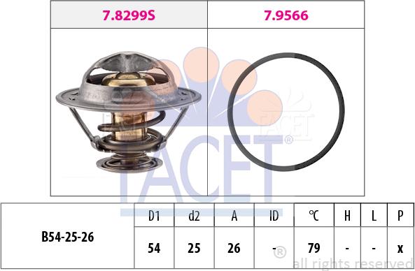 FACET 7.8525 - Thermostat d'eau cwaw.fr