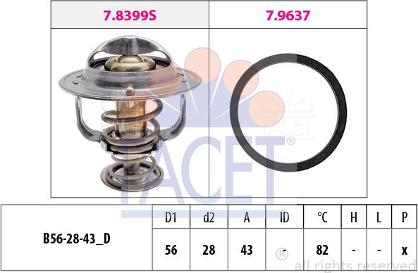 FACET 7.8522 - Thermostat d'eau cwaw.fr