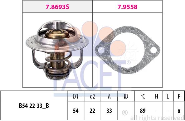 FACET 7.8693 - Thermostat d'eau cwaw.fr