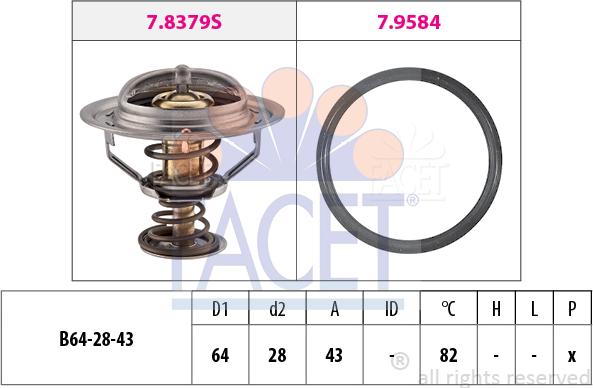 FACET 7.8649 - Thermostat d'eau cwaw.fr