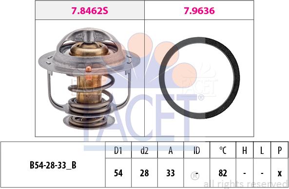 FACET 7.8645 - Thermostat d'eau cwaw.fr