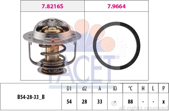 FACET 7.8658 - Thermostat d'eau cwaw.fr