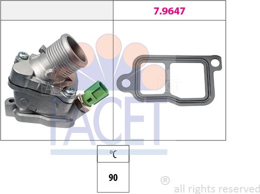 FACET 7.8606 - Thermostat d'eau cwaw.fr