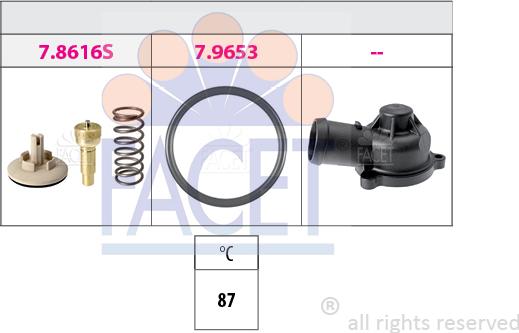 FACET 7.8617K - Thermostat d'eau cwaw.fr