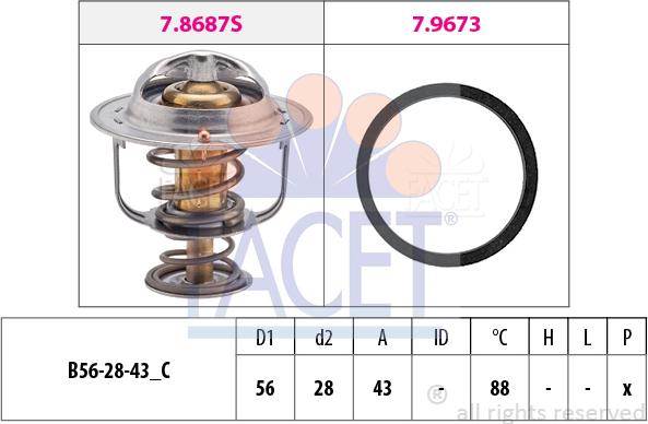 FACET 7.8688 - Thermostat d'eau cwaw.fr