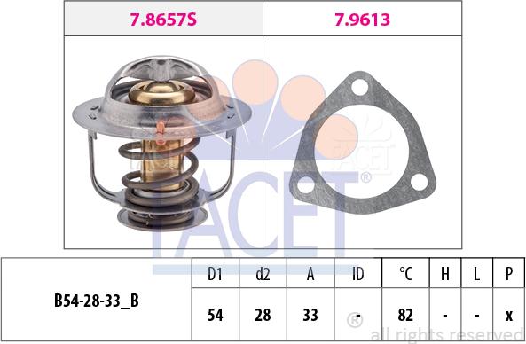 FACET 7.8637 - Thermostat d'eau cwaw.fr