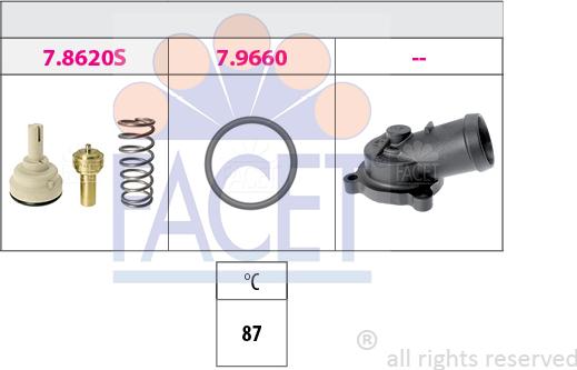 FACET 7.8621K - Thermostat d'eau cwaw.fr