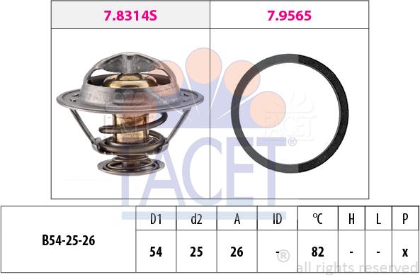 FACET 7.8677 - Thermostat d'eau cwaw.fr