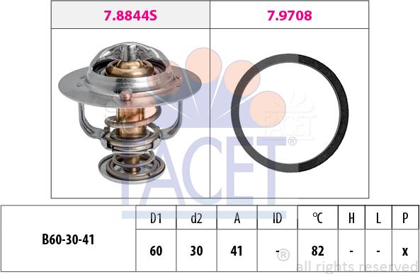 FACET 7.8844 - Thermostat d'eau cwaw.fr