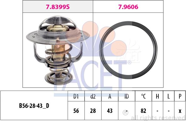 FACET 7.8848 - Thermostat d'eau cwaw.fr