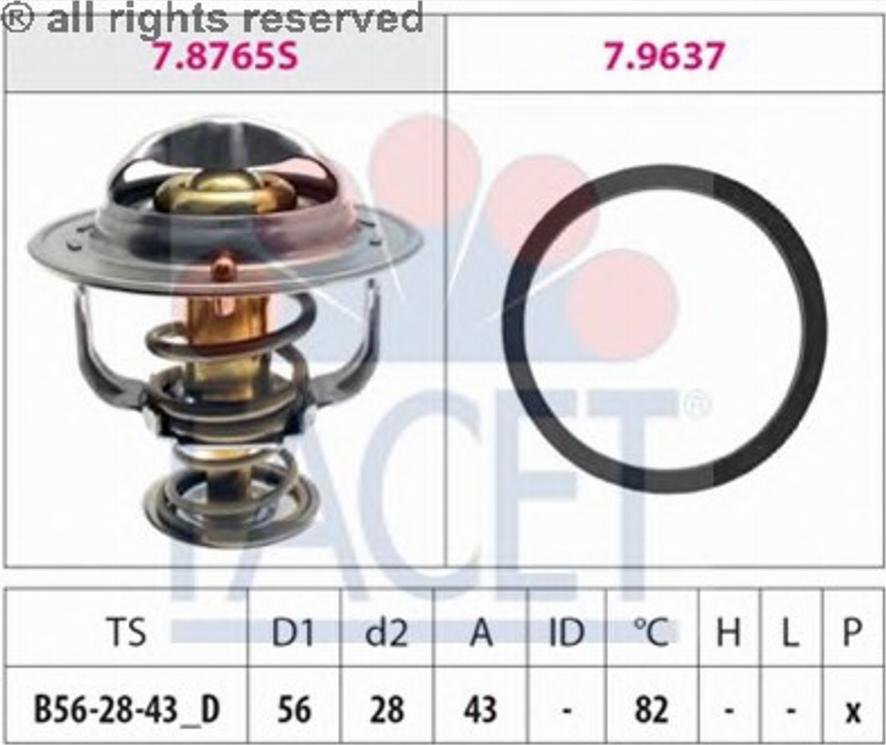 FACET 7.8843 - Thermostat d'eau cwaw.fr