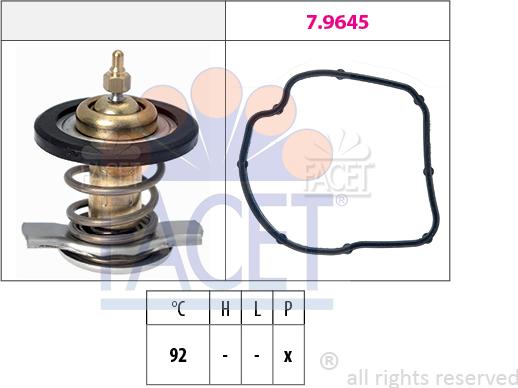 FACET 7.8847 - Thermostat d'eau cwaw.fr