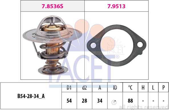 FACET 7.8869 - Thermostat d'eau cwaw.fr