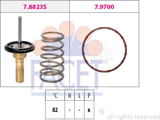 FACET 7.8823 - Thermostat d'eau cwaw.fr