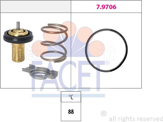 FACET 7.8822 - Thermostat d'eau cwaw.fr