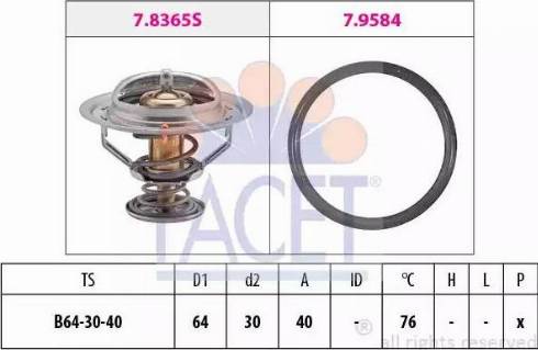 FACET 78365 - Thermostat d'eau cwaw.fr