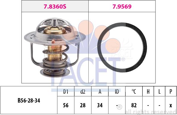 FACET 7.8360 - Thermostat d'eau cwaw.fr