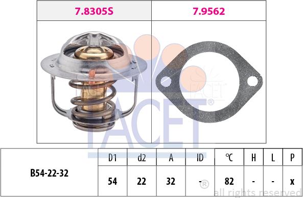 FACET 7.8306 - Thermostat d'eau cwaw.fr