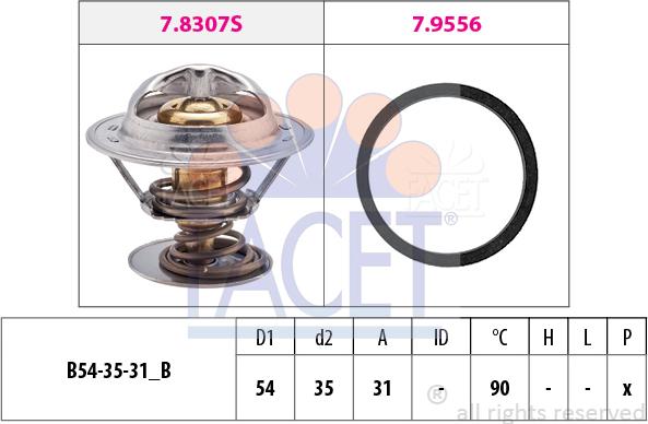 FACET 7.8307 - Thermostat d'eau cwaw.fr