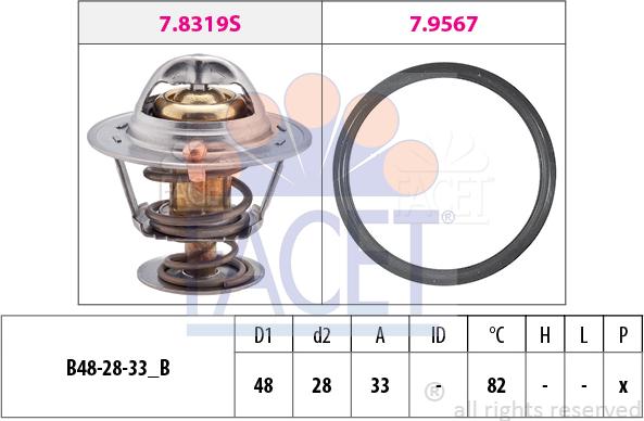 FACET 7.8319 - Thermostat d'eau cwaw.fr