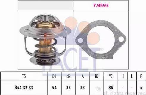 FACET 7.8386 - Thermostat d'eau cwaw.fr