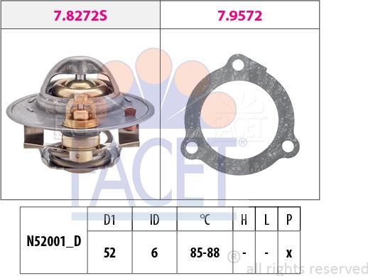 FACET 7.8388 - Thermostat d'eau cwaw.fr