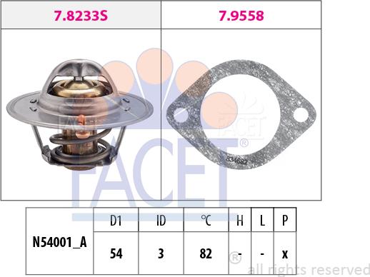 FACET 7.8329 - Thermostat d'eau cwaw.fr