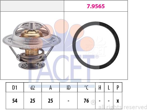 FACET 7.8328 - Thermostat d'eau cwaw.fr