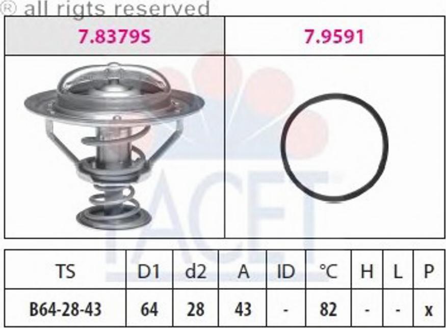 FACET 78379 - Thermostat d'eau cwaw.fr