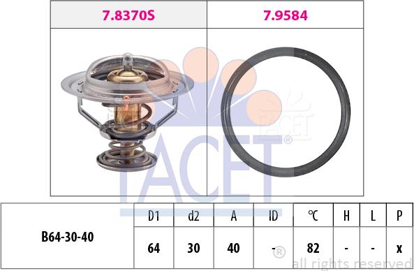 FACET 7.8370 - Thermostat d'eau cwaw.fr