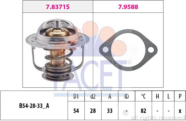 FACET 7.8371 - Thermostat d'eau cwaw.fr