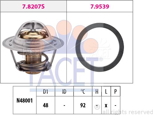 FACET 7.8295 - Thermostat d'eau cwaw.fr