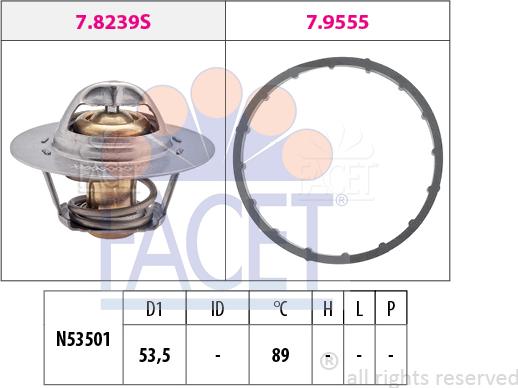 FACET 7.8291 - Thermostat d'eau cwaw.fr