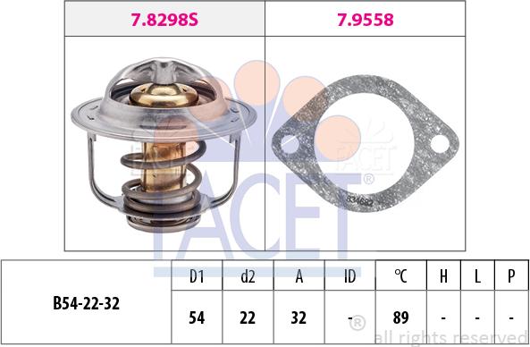 FACET 7.8298 - Thermostat d'eau cwaw.fr