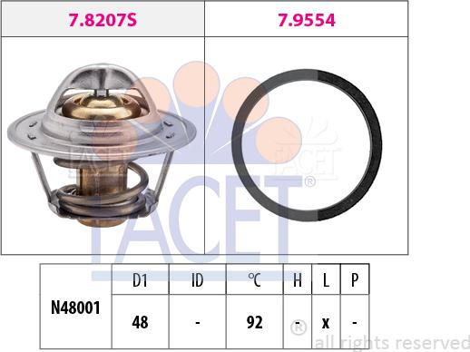 FACET 7.8207 - Thermostat d'eau cwaw.fr