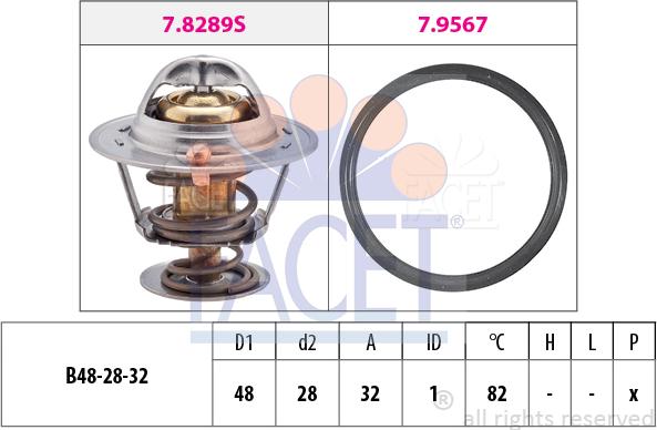 FACET 7.8289 - Thermostat d'eau cwaw.fr