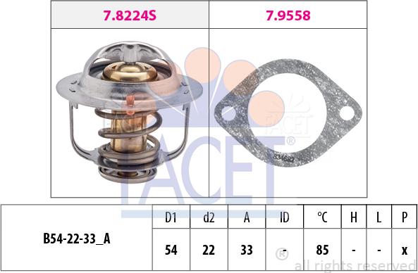 FACET 7.8224 - Thermostat d'eau cwaw.fr