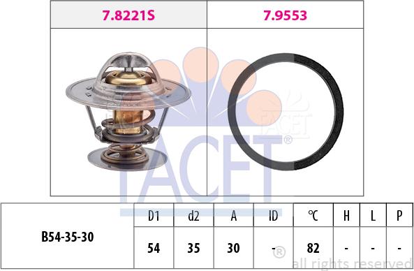 FACET 7.8221 - Thermostat d'eau cwaw.fr