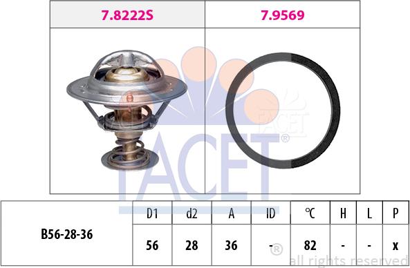 FACET 7.8222 - Thermostat d'eau cwaw.fr